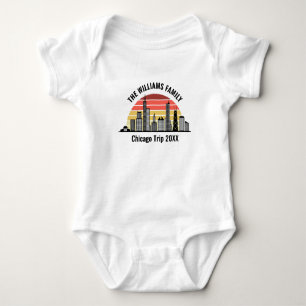 Op maat gemaakte familiereis Chicago Sunset Romper