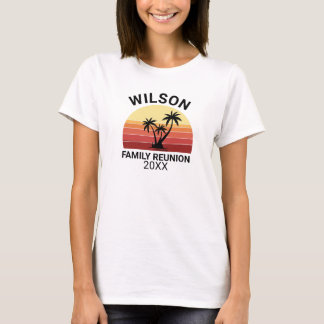 Op maat gemaakte familiereünie heren basic T-shirt