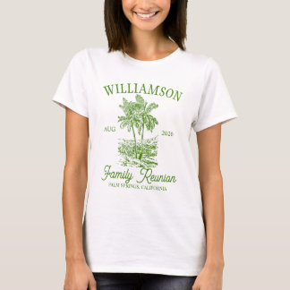 Op maat gemaakte familiereünie heren basic T-shirt