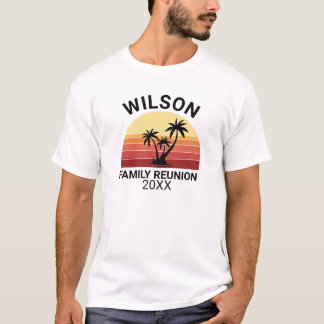 Op maat gemaakte familiereünie heren basic T-shirt
