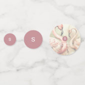 Op maat gemaakte feestconfetti, flamingo feestdeco confetti (Voorkanten)