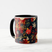 Op maat gemaakte Festive Boho Chic Mok - Gepersona (Voorkant links)