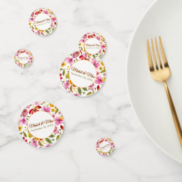 Op maat gemaakte Finally Spring Watercolor Bloemen Confetti
