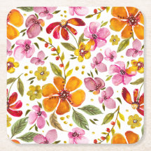 Op maat gemaakte Finally Spring Watercolor Floral