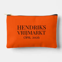 Op maat gemaakte 'Flea Market'-toilettas | Oranje Etui