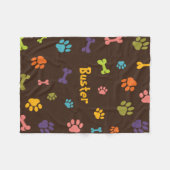 Op maat gemaakte fleece honden deken (Voorkant (Horizontaal))