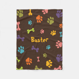 Op maat gemaakte fleece honden deken
