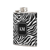 Op maat gemaakte fles zebraprint heupfles (Links)