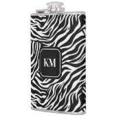 Op maat gemaakte fles zebraprint heupfles (Links)