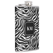 Op maat gemaakte fles zebraprint heupfles (Rechts)