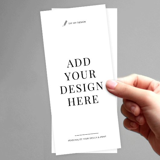 Op maat gemaakte flyerdruk 4x9" Upload uw ontwerp Reclamekaart