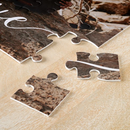 Op maat gemaakte foto aangepast creëer je eigen fo legpuzzel (Zijkant)