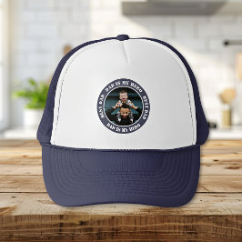 Op maat gemaakte foto Beste papa is mijn held Truc Trucker Pet