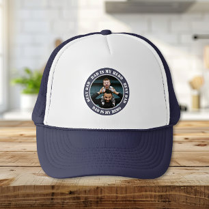 Op maat gemaakte foto Beste papa is mijn held Truc Trucker Pet
