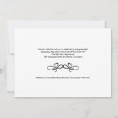 Op maat gemaakte foto diploma uitnodigingen (Achterkant)