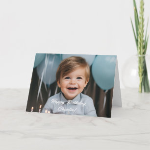 Op maat gemaakte foto gepersonaliseerde familie zo kaart