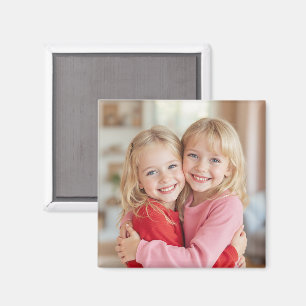 Op maat gemaakte foto gepersonaliseerde vierkante  magneet