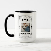 Op maat gemaakte foto hond moeder huisdierliefhebb