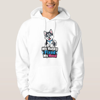 Op maat gemaakte foto Husky-hond Husky verbeterde Hoodie