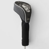 Op maat gemaakte foto initiële hart monogram koppe golfheadcover (Schuin)