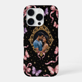 Op maat gemaakte foto iPhone 16 Pro hoes: Gouden f Hoesje