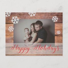 Op maat gemaakte foto Kerstmis Feestdagenkaart