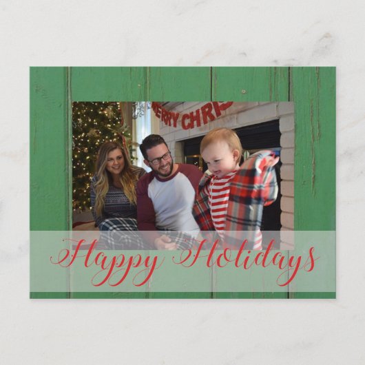 Op maat gemaakte foto Kerstmis Feestdagenkaart (Voorkant)