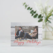 Op maat gemaakte foto Kerstmis Feestdagenkaart (Staand voorkant)