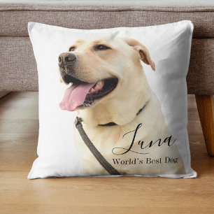 Op maat gemaakte foto Labrador Retriever gepersona Kussen