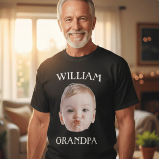 Op maat gemaakte foto-opa T-shirt gepersonaliseerd