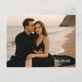 Op maat gemaakte foto "save the date" ansichtkaart aankondigingskaart