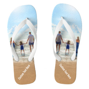 Op maat gemaakte foto slippers met uw foto's en te teenslippers