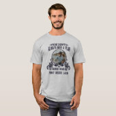 Op maat gemaakte foto van gepensioneerde motorrijd t-shirt (Voorkant volledig)
