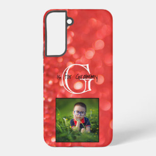 Op Maat Gemaakte Foto Voeg Een Naam Toe Monogram K Samsung Galaxy Hoesje