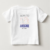 Op maat gemaakte fotobabyshirt (Achterkant)