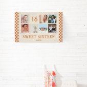 Op maat gemaakte fotocollagebanner voor 16e verjaa spandoek (Insitu)