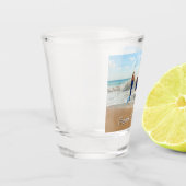 Op maat gemaakte fotoglas met tekst shot glas (Links)