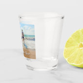 Op maat gemaakte fotoglas met tekst shot glas (Rechts)