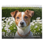 Op maat gemaakte fotokalender voor huisdieren hond kalender (Hoes)