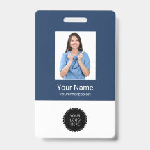 Op maat gemaakte fotologo van werknemers kantoor n