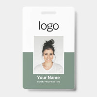 Op maat gemaakte fotonaambadge voor werknemers