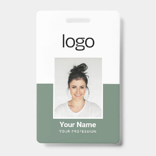 Op maat gemaakte fotonaambadge voor werknemers badge