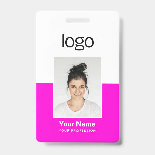 Op maat gemaakte fotonaambadge voor werknemers badge