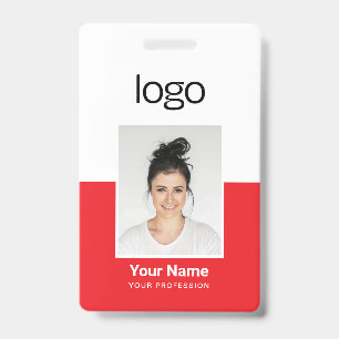 Op maat gemaakte fotonaambadges voor werknemers badge