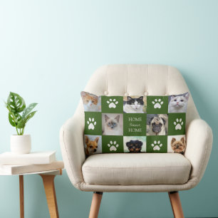 Op maat gemaakte foto's van katten en honden met p kussen