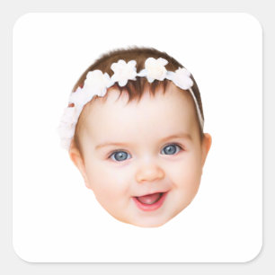 Op maat gemaakte fotostickers Karton, kleine cadea Vierkante Sticker
