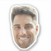 Op maat gemaakte fotostickers Persoonlijke prentst Sticker (Voorkant)