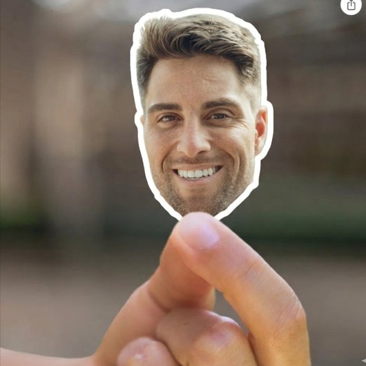 Op maat gemaakte fotostickers Persoonlijke prentst Sticker