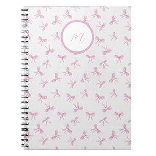 Op maat gemaakte frivole Coquette Roze aquarel Str Notitieboek
