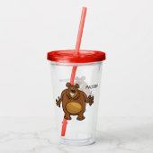 Op maat gemaakte Funny Bear bekers (Achterkant)